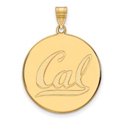 10k Yellow Gold California Berkeley XL 'Cal' Disc Pendant