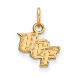 10k Yellow Gold Central Florida XS (Tiny) 'UCF' Charm or Pendant