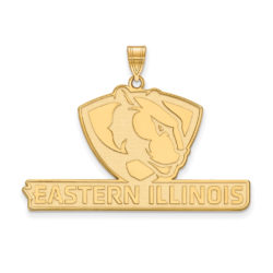 10k Yellow Gold Eastern Illinois U XL Pendant