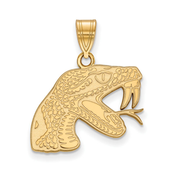 10k Yellow Gold Florida A&M U Medium Pendant