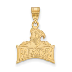 10k Yellow Gold Furman U Medium Logo Pendant