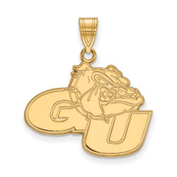 10k Yellow Gold Gonzaga U Large Pendant