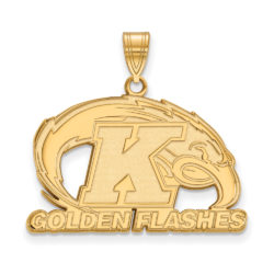 10k Yellow Gold Kent State Large Pendant