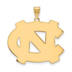 10k Yellow Gold North Carolina XL 'NC' Pendant