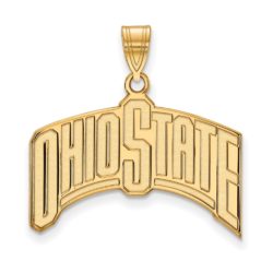 10k Yellow Gold Ohio State XL Pendant