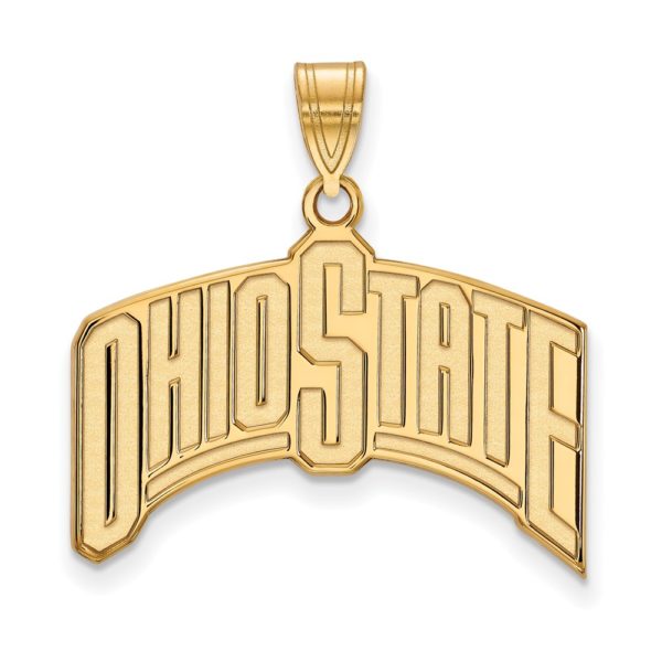 10k Yellow Gold Ohio State XL Pendant