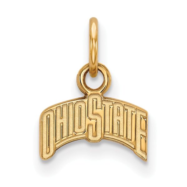 10k Yellow Gold Ohio State XS (Tiny) Charm or Pendant