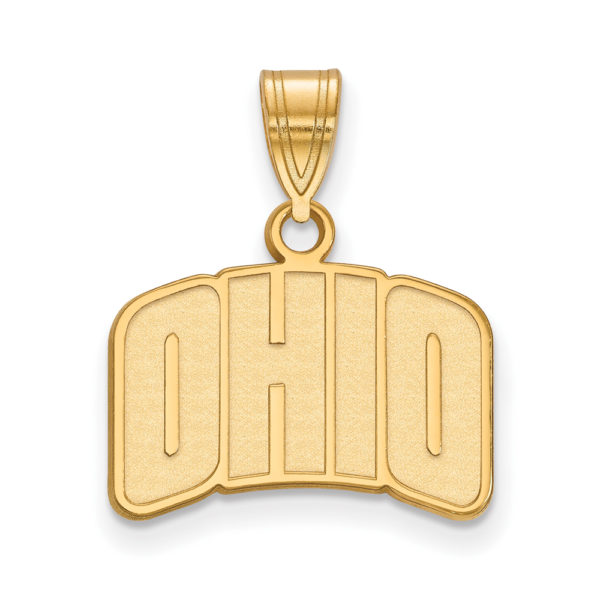 10k Yellow Gold Ohio U. Small Pendant