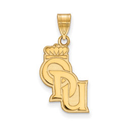 10k Yellow Gold Old Dominion U. Large 'ODU' Pendant