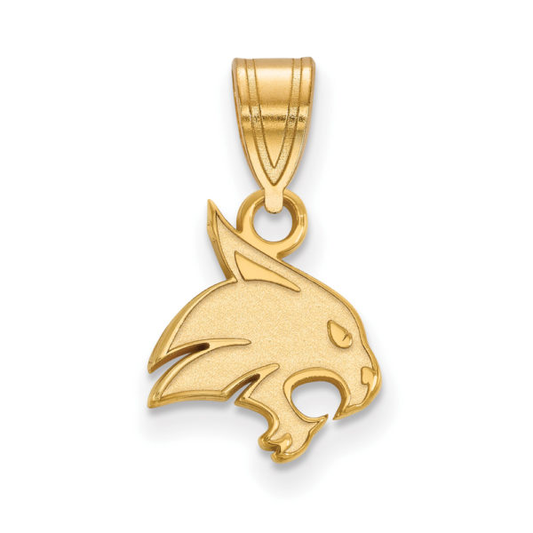 10k Yellow Gold Texas State Small Pendant