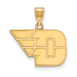 10k Yellow Gold U of Dayton Medium Pendant