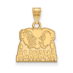 10k Yellow Gold U. of Alabama Small Logo Pendant