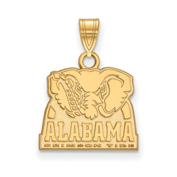 10k Yellow Gold U. of Alabama Small Logo Pendant