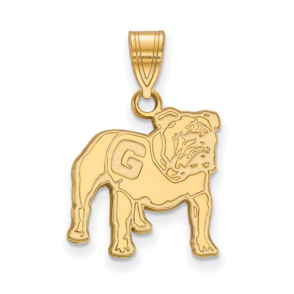 10k Yellow Gold U. of Georgia Medium Mascot Logo Pendant