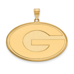 10k Yellow Gold U. of Georgia XL 'G' Pendant