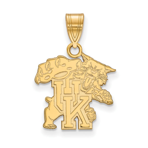 10k Yellow Gold U. of Kentucky Medium Pendant