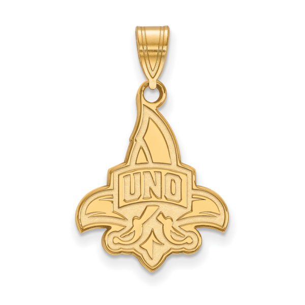 10k Yellow Gold U. of New Orleans Large Pendant