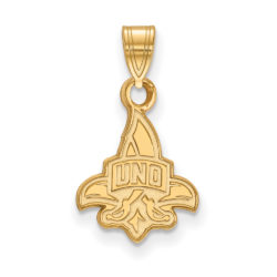 10k Yellow Gold U. of New Orleans Small Pendant