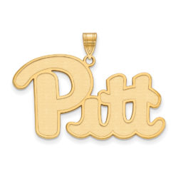 10k Yellow Gold U. of Pittsburgh XL Pendant