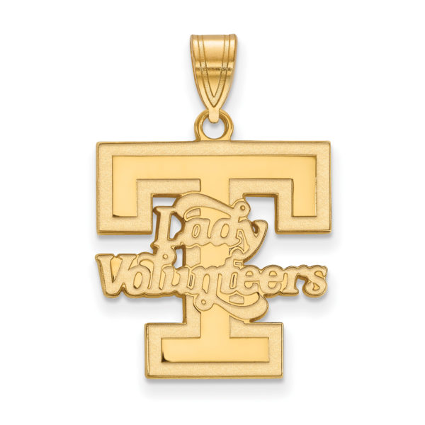 10k Yellow Gold U. of Tennessee Large 'T' Logo Pendant