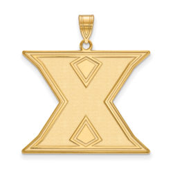 10k Yellow Gold Xavier U. XL Initial X Pendant