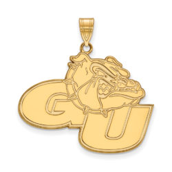 14k Gold Plated Silver Gonzaga U XL Pendant