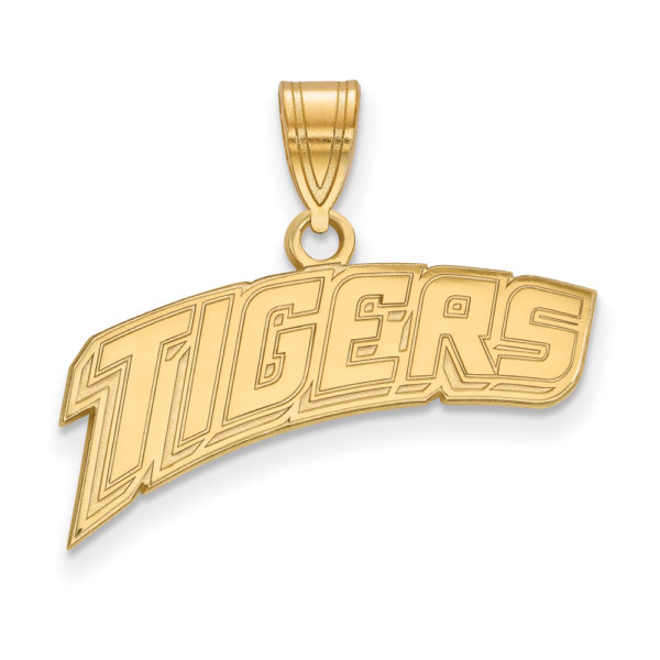 14k Gold Plated Silver Louisiana State Medium Pendant