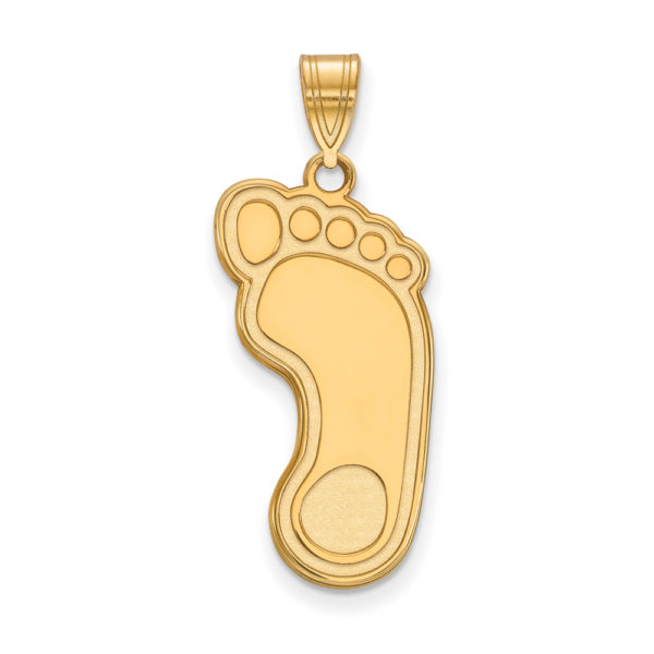 14k Gold Plated Silver North Carolina XL Pendant