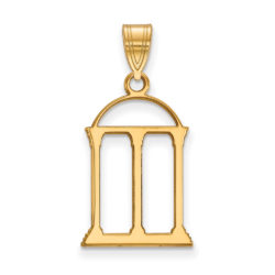 14k Gold Plated Silver U. of Georgia Large Logo Pendant