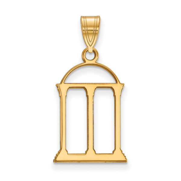 14k Gold Plated Silver U. of Georgia Large Logo Pendant