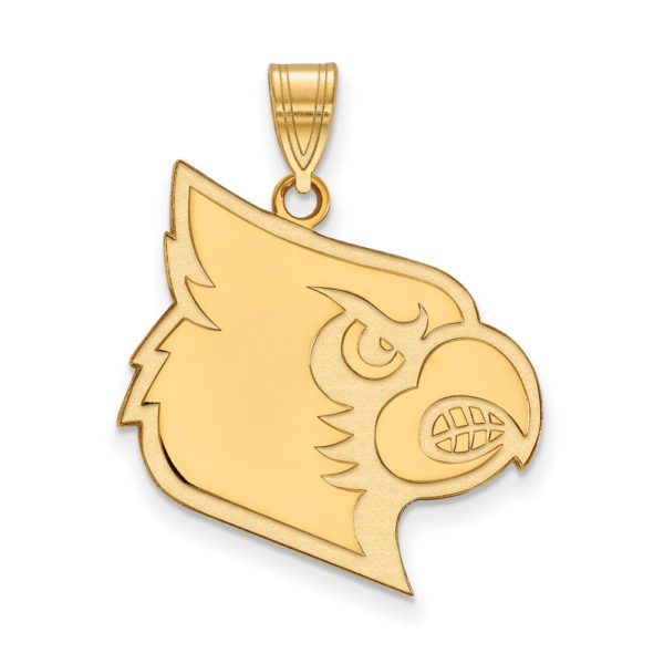 14k Gold Plated Silver U. of Louisville XL Pendant