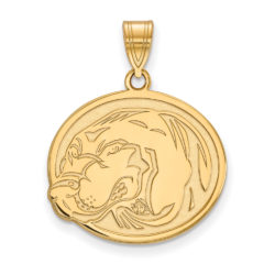 14k Gold Plated Silver U. of Tennessee Large Logo Pendant