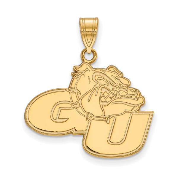 14k Yellow Gold Gonzaga U Large Pendant