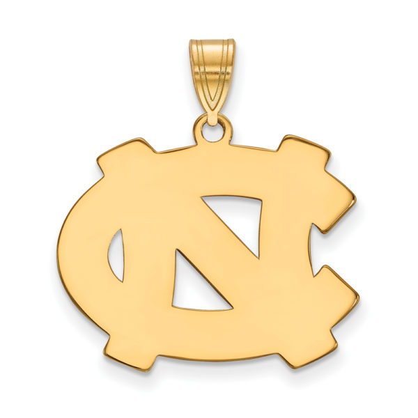 14k Yellow Gold North Carolina Large 'NC' Pendant