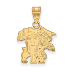 14k Yellow Gold U. of Kentucky Medium Pendant