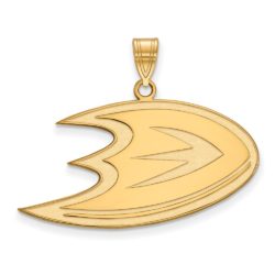 10k Yellow Gold NHL Anaheim Ducks Large Pendant