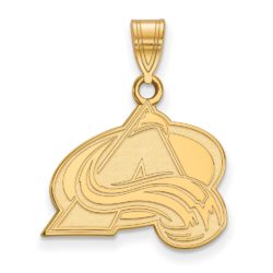 10k Yellow Gold NHL Colorado Avalanche Medium Pendant