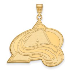 10k Yellow Gold NHL Colorado Avalanche XL Pendant