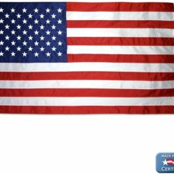 Americana Nylon Indoor American Flag - 2 1/2 ft X 4 ft