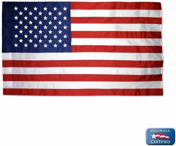 Americana Nylon Indoor American Flag - 2 1/2 ft X 4 ft