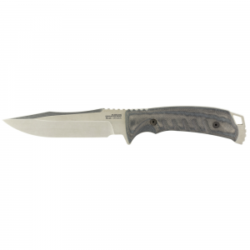 SOG Knives Pillar 5" Clip Point Fixed Blade Knife, Silver - SOGUF1001BX