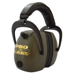 Pro Ears Gold II 30 dB Over the Ear Electronic Earmuff, Green - PEG2RMG