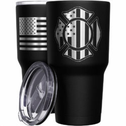 firefighter-shield-stainless-steel-tumbler