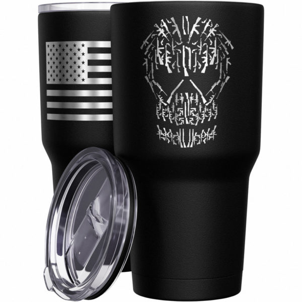 gun-skull-stainless-steel-tumbler