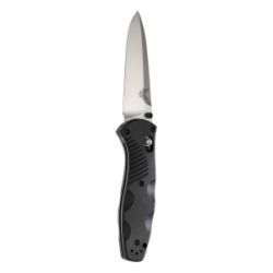 Benchmade Barrage Assisted Opening Drop Point Folding Knife, Satin - 580