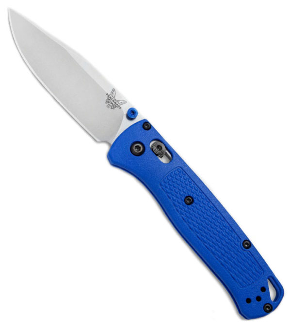 Benchmade Bugout AXIS Assisted Drop Point Pocket Knife, Blue - 535