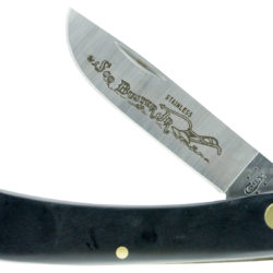 Case Jet-Black Synthetic Sod Buster Jr Knife, 2.8" - 00095