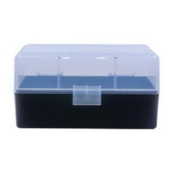 Berrys Bullets 405 .223 Rem/5.56 50 Round Flip-Top Ammo Box, Clear/Black - 79462