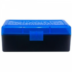 Berry's Ammo Box #404 - .22 Horn./.30 Carb. 50/rd Blue/Black