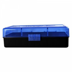 Berry's Mfg 50rd Ammo Box - 454 - 50 A.E. Blue w/Black Bottom